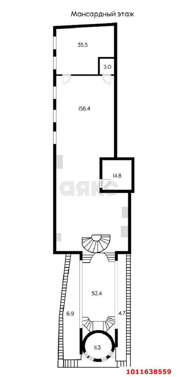 Фото №6: Отдельное здание <span class="whitespace-nowrap">675 м²</span>, <span class="whitespace-nowrap">1/2 эт.</span> - Краснодар, Западный внутригородской округ, мкр. Центральный, ул. Длинная, 103