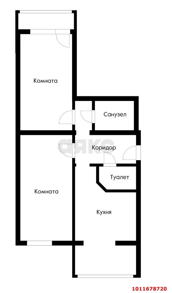 Фото №1: 2-комнатная квартира 68 м² - Российский, Прикубанский внутригородской округ, ул. Рымникская, 8