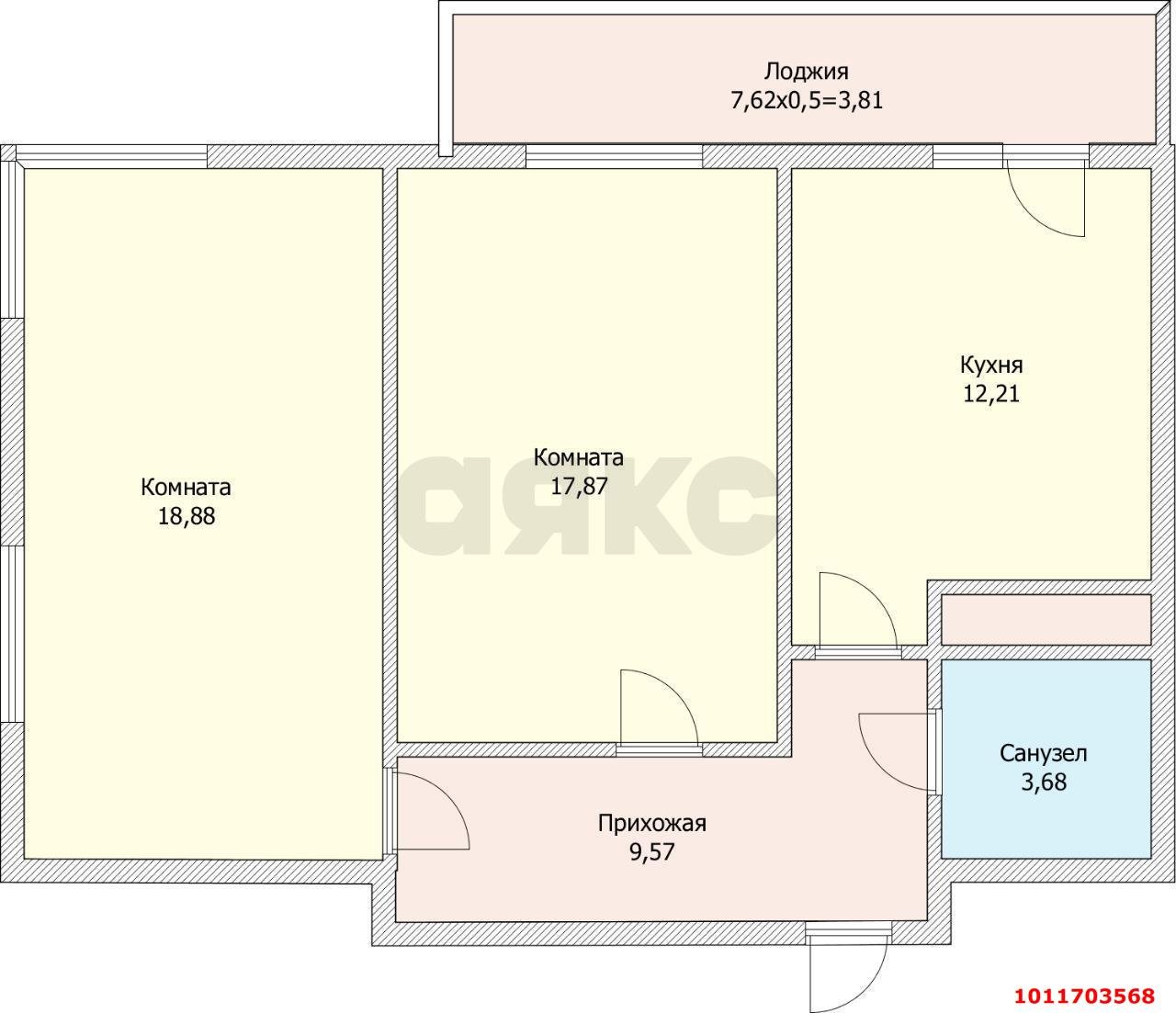 Фото №10: 2-комнатная квартира 70 м² - Краснодар, Пашковский, ул. Бородинская, 156/2