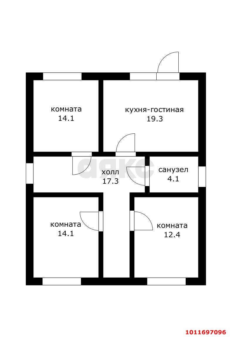 Фото №12: Дом 87 м² + 4 сот. - СНТ Нива, Прикубанский внутригородской округ, ул. Садовая, 161