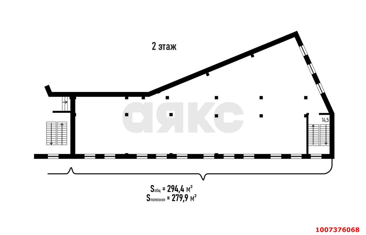 Фото №1: Торговое помещение 309 м² - Краснодар, Славянский, ул. Заполярная, 37с1/1