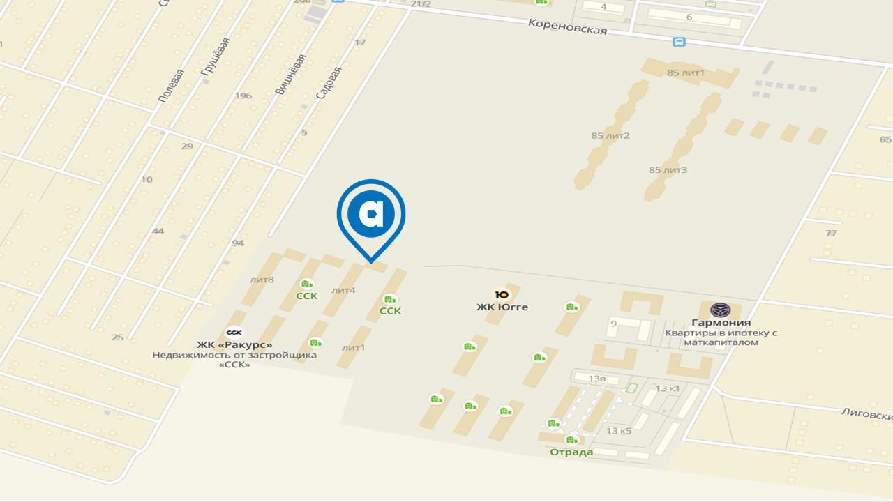 Фото №2: Коммерция 45 м² - Краснодар, Прикубанский внутригородской округ, мкр. жилой комплекс Ракурс, ул. имени Героя Ростовского