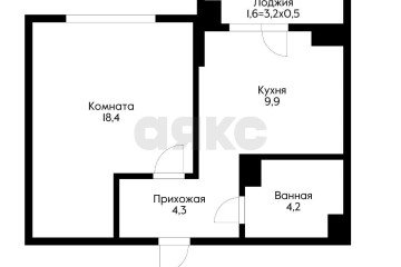Фото №2: 1-комнатная квартира 38 м² - Краснодар, мкр. жилой комплекс Бауинвест, ул. Героев-Разведчиков, 11/5