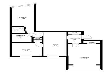Фото №2: 3-комнатная квартира 72 м² - Краснодар, мкр. Комсомольский, ул. Сормовская, 116