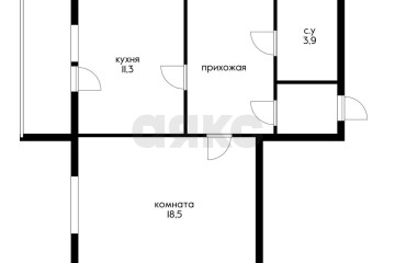 Фото №4: 1-комнатная квартира 44 м² - Краснодар, мкр. жилой комплекс Луч, ул. Солнечная, 18/5