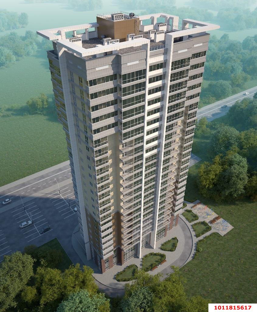 Фото №1: 1-комнатная квартира 44 м² - Краснодар, жилой комплекс Луч, ул. Солнечная, 18/5