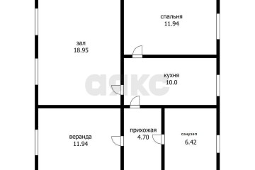 Фото №3: Дом 61 м² - Афипсип, ул. Коммунальная, 9