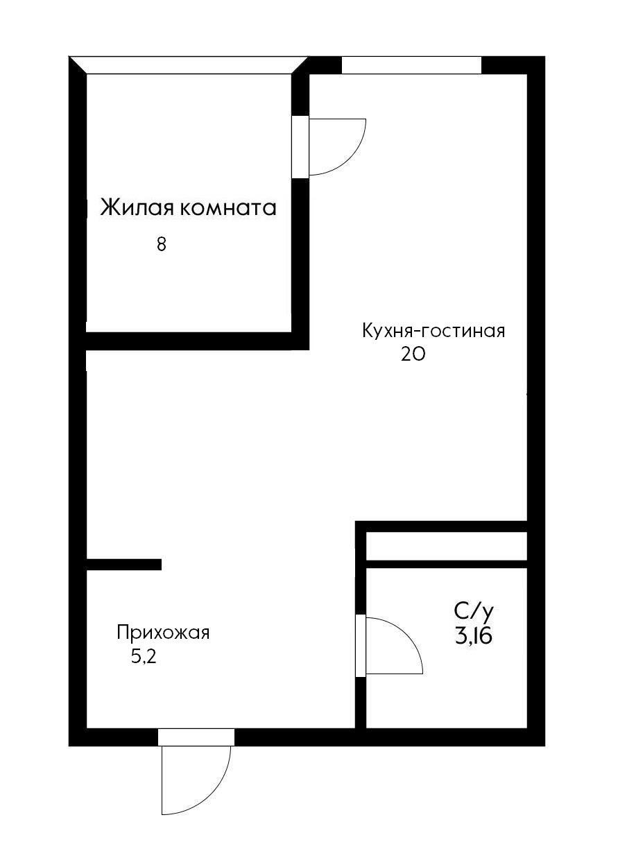 Фото №14: 1-комнатная квартира 33 м² - Краснодар, Завод Радиоизмерительных Приборов, Прикубанский внутригородской округ, мкр. имени Петра Метальникова, ул. Российская, 267к5