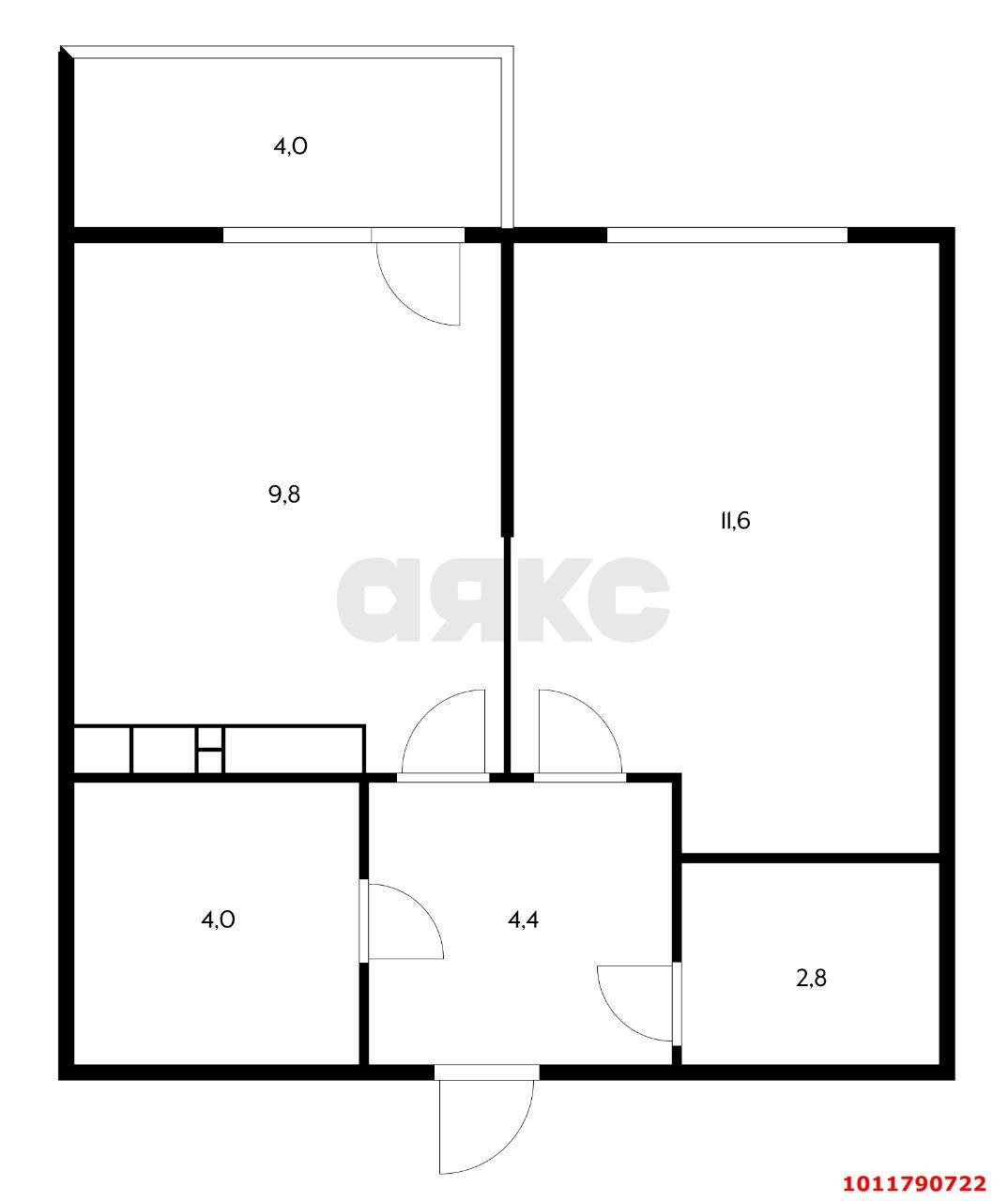 Фото №1: 1-комнатная квартира 33 м² - Краснодар, жилой комплекс Отражение, ул. Конгрессная, 41