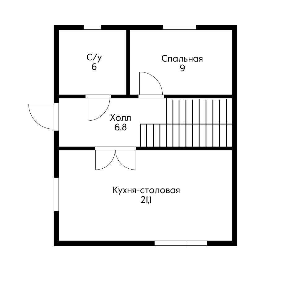 Фото №8: Дом 80 м² + 3.08 сот. - Старокорсунская, мкр. Карасунский внутригородской округ, ул. Садовая, 30А