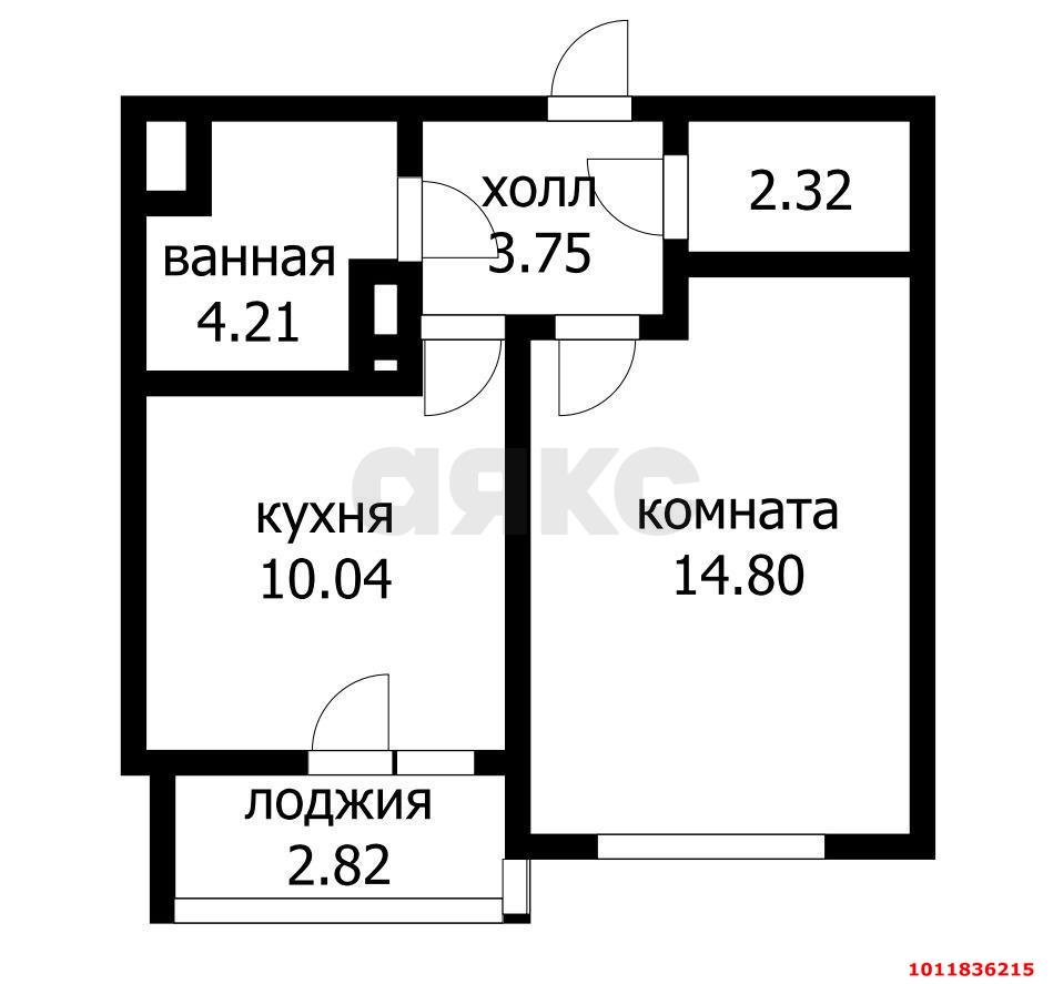 Фото №1: 1-комнатная квартира 38 м² - Краснодар, Плодородный-2, ул. Константиновская, 5лит6
