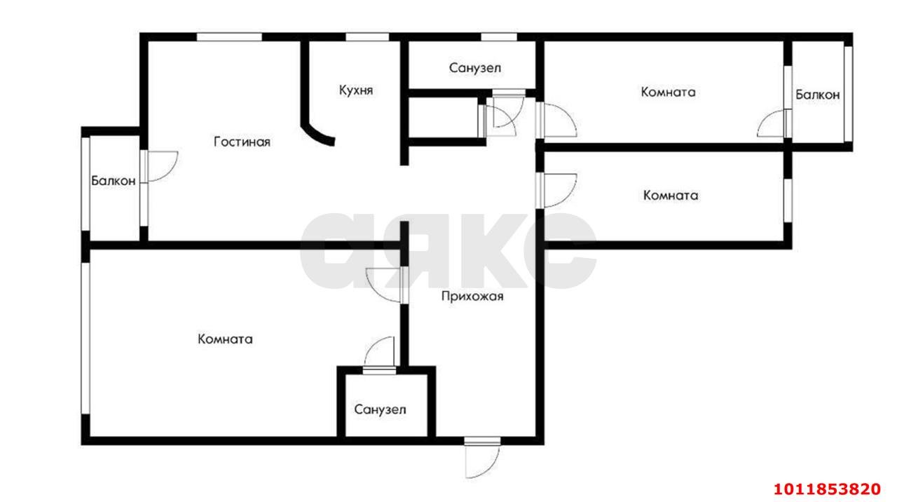 Фото №19: 3-комнатная квартира 145 м² - Краснодар, Комсомольский, ул. Сормовская, 108/2