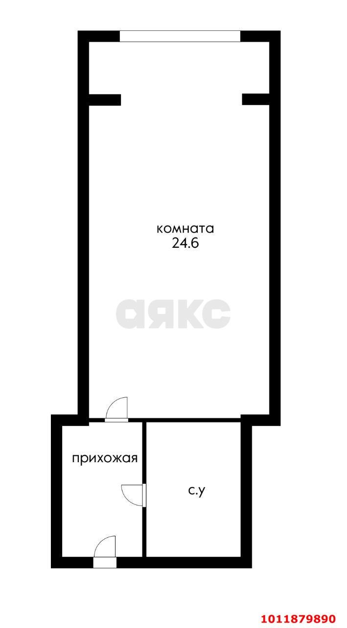 Фото №2: Студия 28 м² - Краснодар, мкр. Прикубанский внутригородской округ, ул. Тепличная, 104