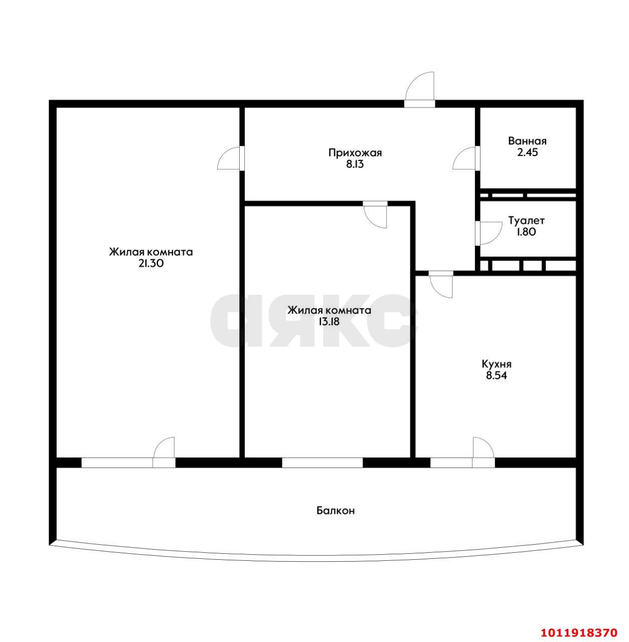 Фото №12: 2-комнатная квартира 65 м² - Краснодар, жилой комплекс Выше, ул. Евгении Жигуленко, 25к3