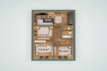 Фото №5: Дом 71 м² - Южный, п. коттеджный  Южная столица, пер. Псебайский, 10