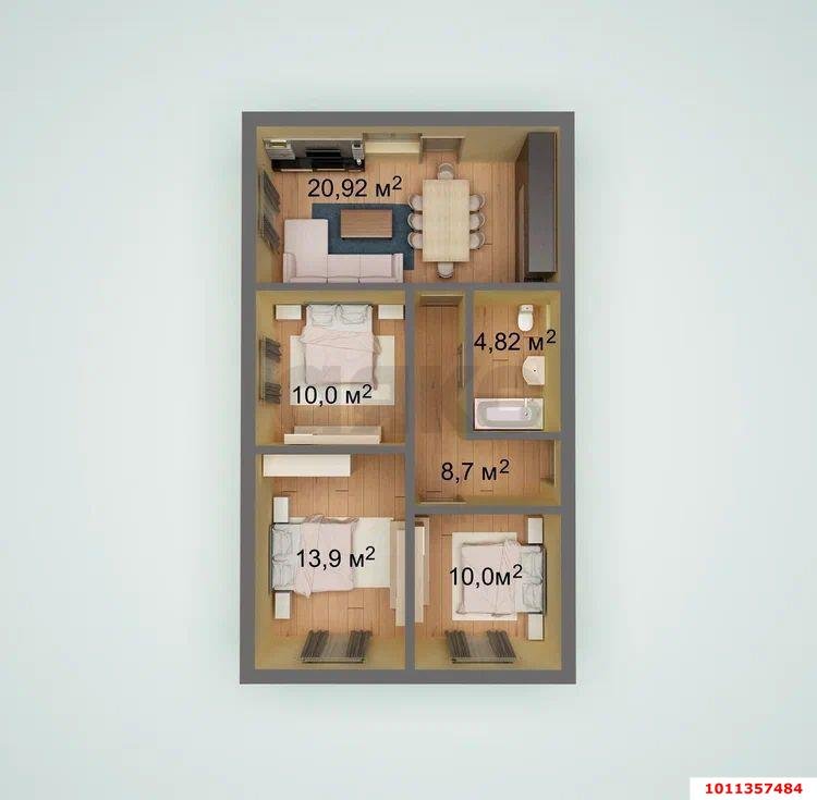 Фото №5: Дом 71 м² + 3.86 сот. - Южный, пер. Псебайский, 10