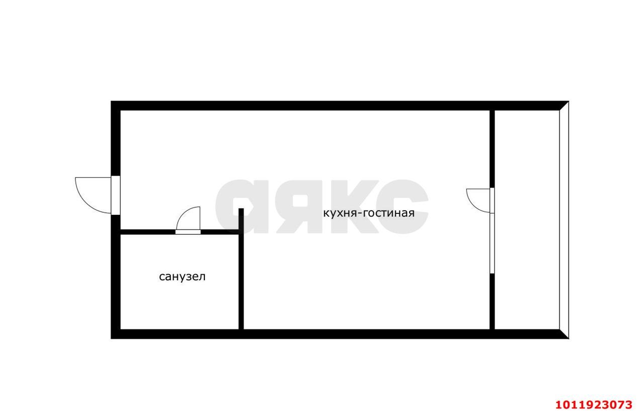 Фото №2: Студия 30 м² - Новая Адыгея, жилой комплекс Золотая линия 2, ул. Бжегокайская, 25к1