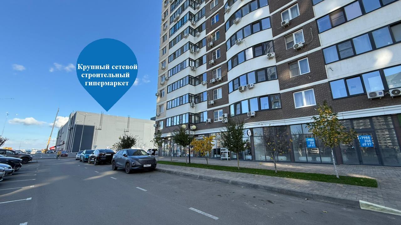 Фото №6: Коммерция 89 м² - Краснодар, Прикубанский внутригородской округ, Россинского, мкр. жилой комплекс Атлант, ул. Адмирала Крузенштерна, 6/3