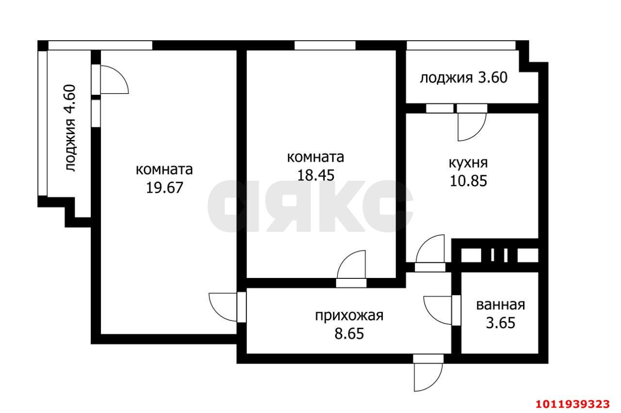 Фото №20: 2-комнатная квартира 72 м² - Краснодар, жилой комплекс На Садовой, ул. Садовая, 159к1