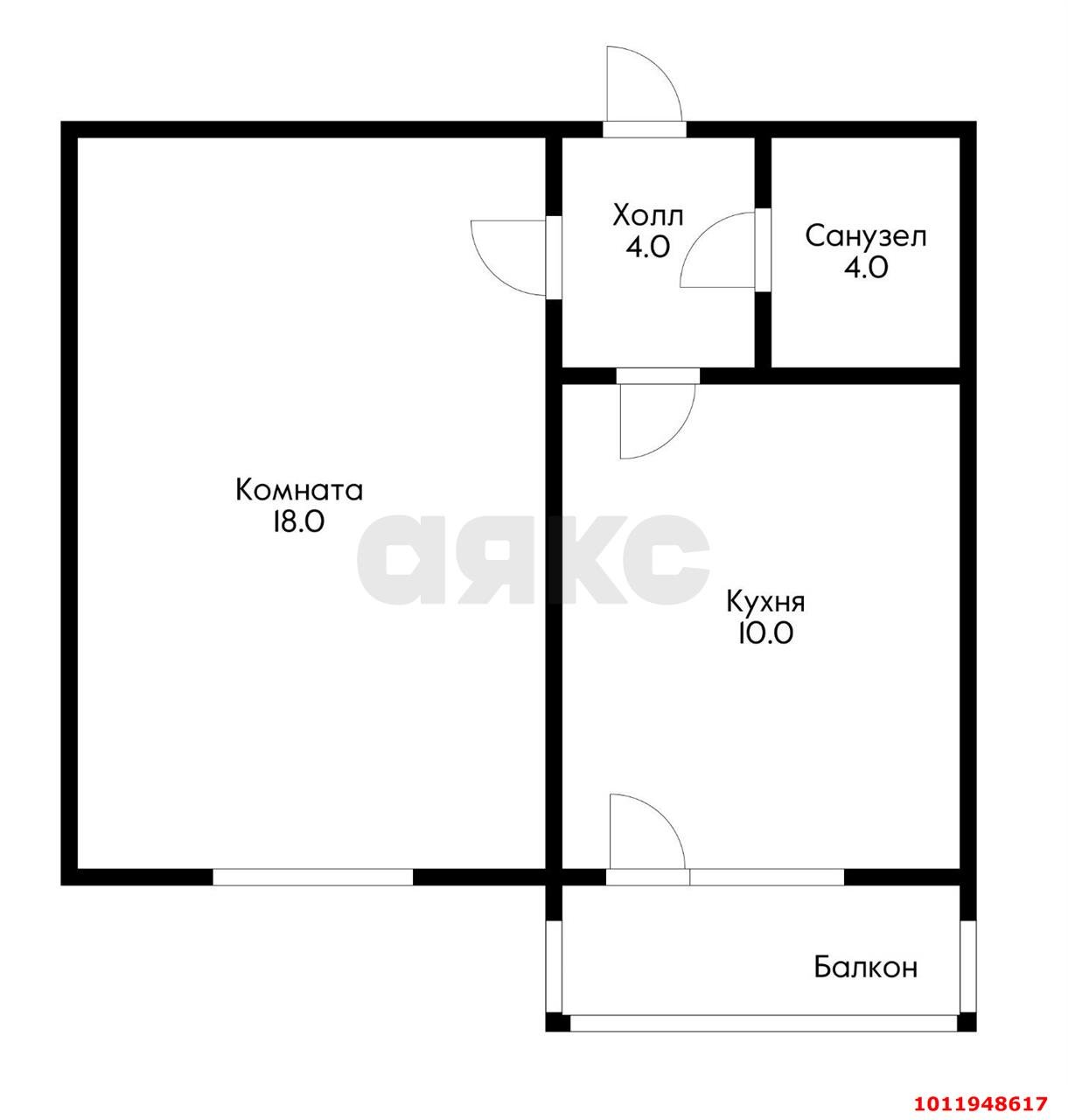Фото №1: 1-комнатная квартира 37 м² - Краснодар, Музыкальный, ул. имени Сергея Есенина, 112