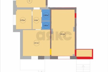 Фото №3: Офисное помещение 80 м² - Краснодар, мкр. Центральный, ул. Промышленная, 19