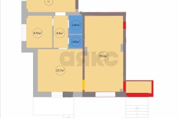 Фото №3: Офисное помещение 80 м² - Краснодар, мкр. Центральный, ул. Промышленная, 19