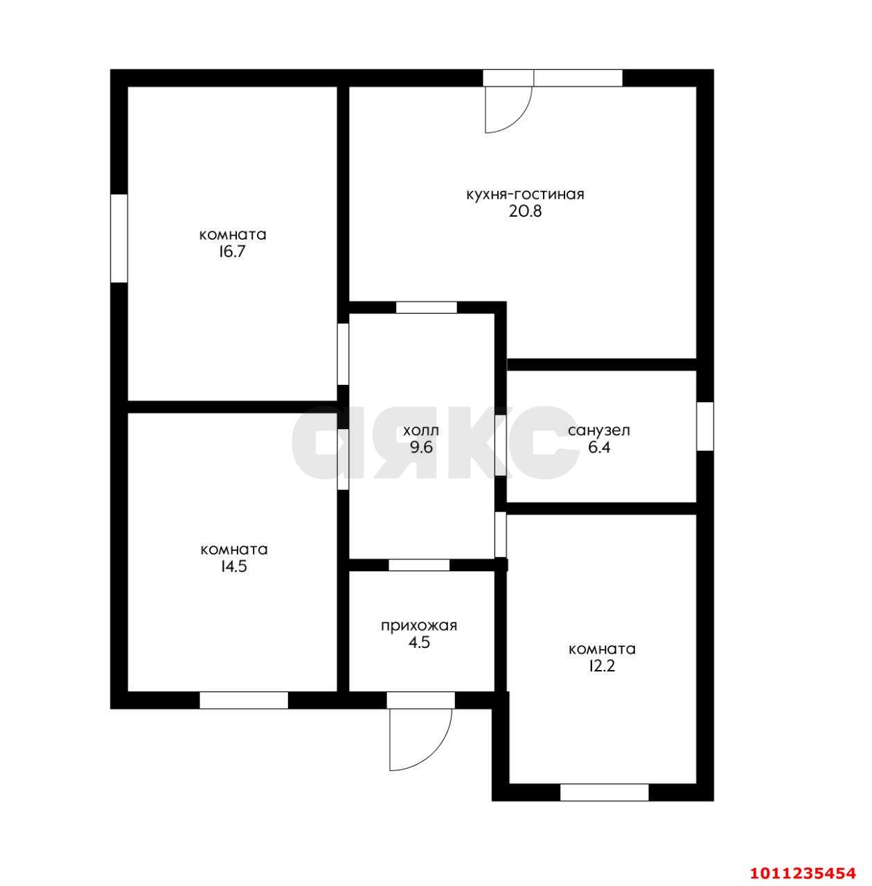 Фото №1: Дом 90 м² + 8 сот. - Старокорсунская, Карасунский внутригородской округ, ул. Бородинская, 1
