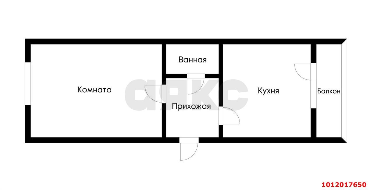 Фото №1: 1-комнатная квартира 35 м² - Российский, Прикубанский внутригородской округ, ул. Шевкунова, 7