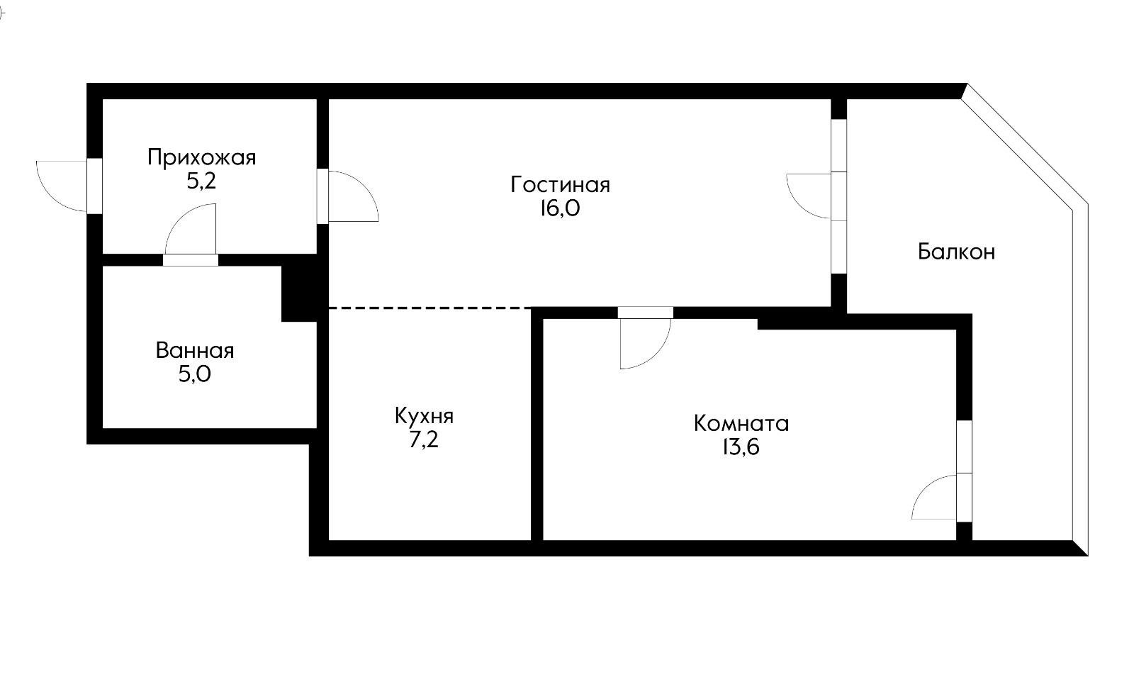 Фото №8: 2-комнатная квартира 57 м² - Краснодар, Россинского, Прикубанский внутригородской округ, мкр. жилой комплекс Титаны, б-р Адмирала Пустошкина, 11
