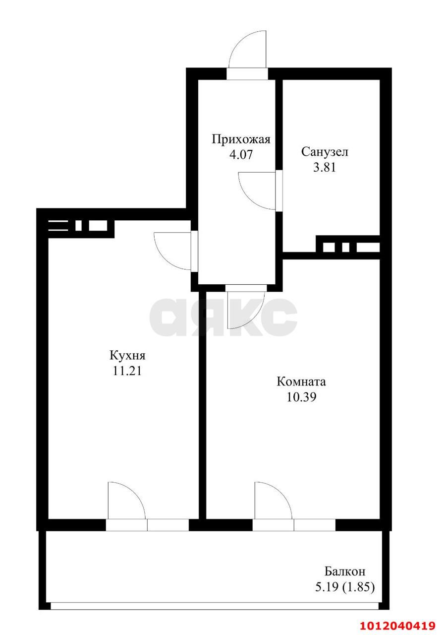 Фото №1: 1-комнатная квартира 35 м² - Краснодар, жилой комплекс Краски, ул. Краеведа Соловьёва, 6к6