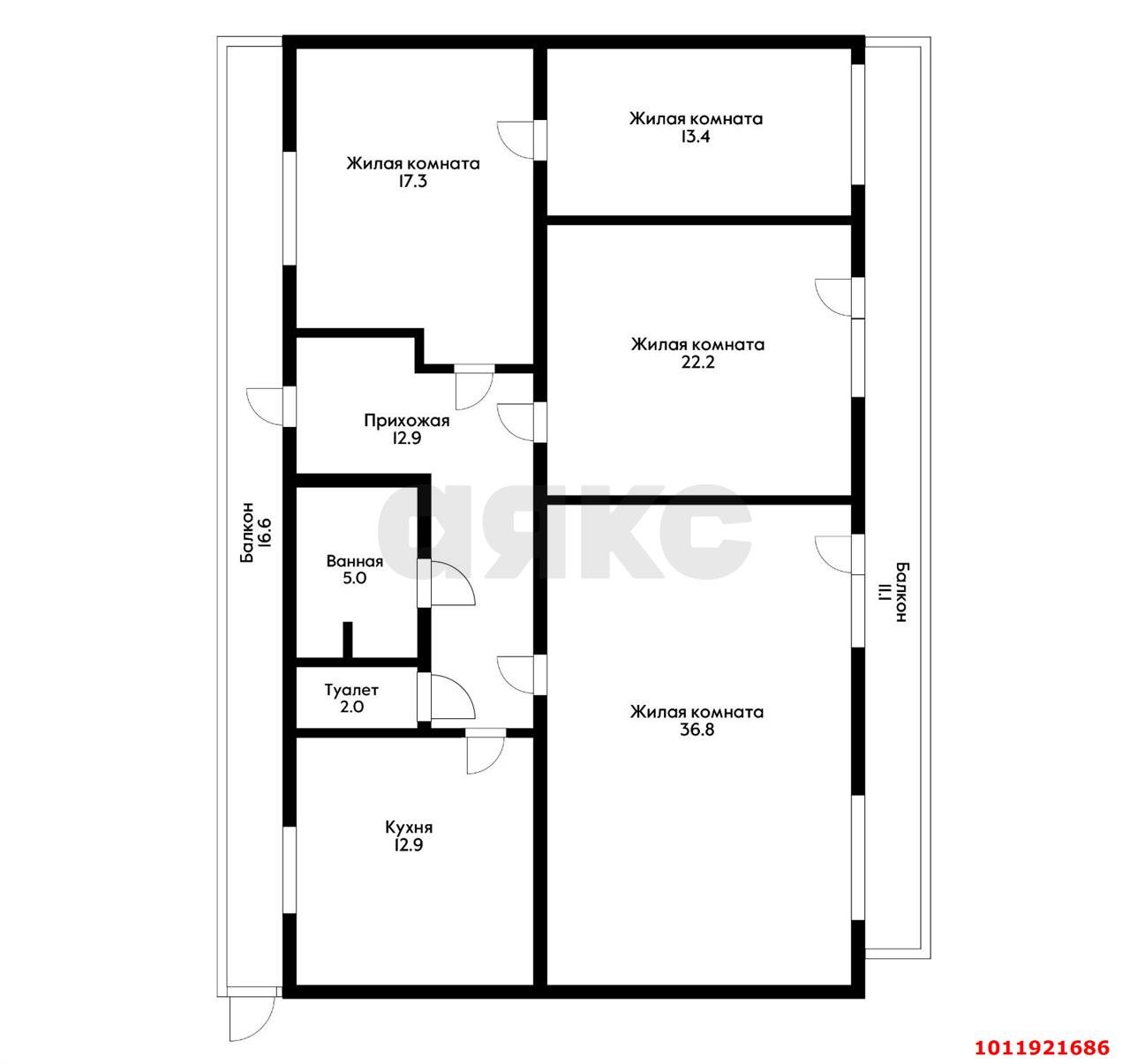 Фото №17: 4-комнатная квартира 150 м² - Краснодар, Центральный, ул. Чкалова, 11