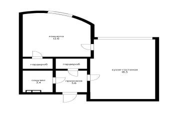 Фото №1: 1-комнатная квартира 41 м² - Краснодар, мкр. Прикубанский внутригородской округ, ул. имени 40-летия Победы, 97/2