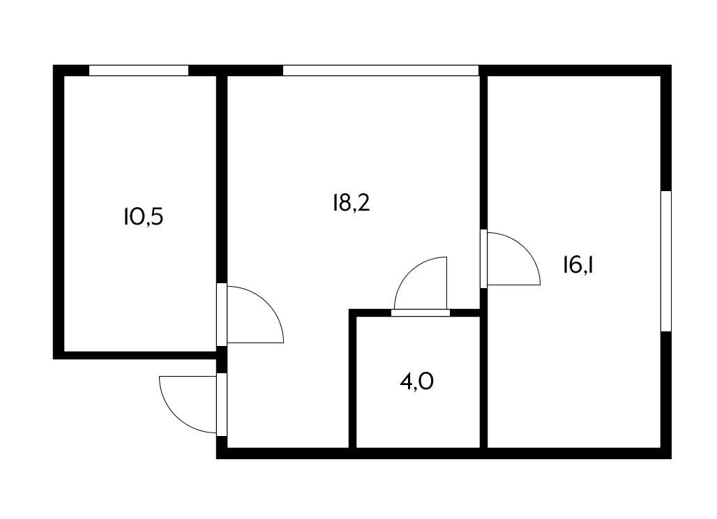 Фото №12: 2-комнатная квартира 48 м² - Краснодар, Прикубанский внутригородской округ, мкр. Краевая Клиническая Больница, ул. Таймырская, 29