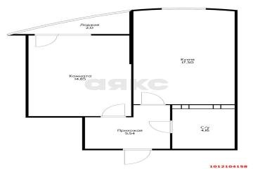 Фото №4: 1-комнатная квартира 45 м² - Краснодар, мкр. имени Петра Метальникова, ул. Ростовское шоссе, 30/6