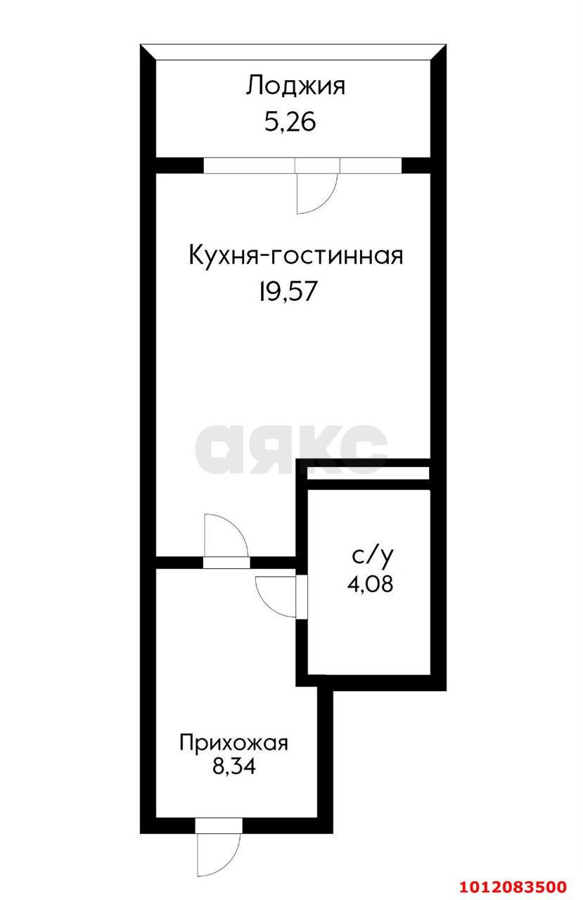 Фото №19: Студия <span class="whitespace-nowrap">37 м²</span>, <span class="whitespace-nowrap">6/20 эт.</span> - Туапсе, мкр. жилой комплекс Форт Адмирал, ул. Портовиков, 39/4