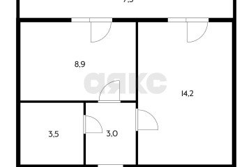 Фото №2: 1-комнатная квартира 29 м² - Новая Адыгея, мкр. жилой комплекс Золотая линия 2, ул. Бжегокайская, 25/2