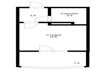 Фото №4: Студия 26 м² - Краснодар, мкр. жилой комплекс Самолёт-4, ул. Константина Гондаря, 103