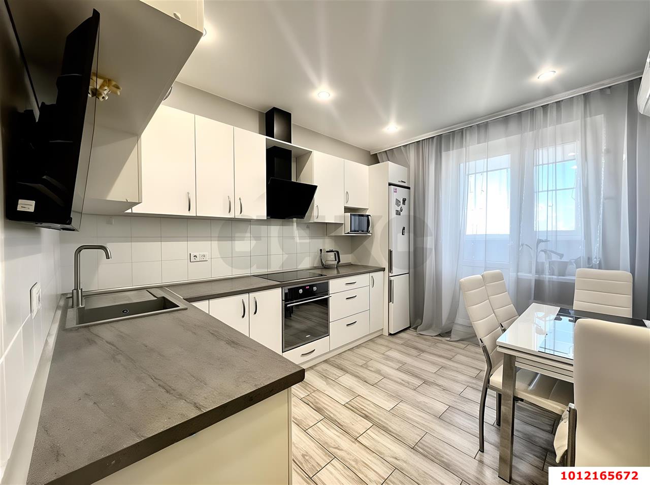 Фото №3: 1-комнатная квартира 40 м² - Краснодар, жилой комплекс Мелодия, ул. Гидростроителей, 59/2