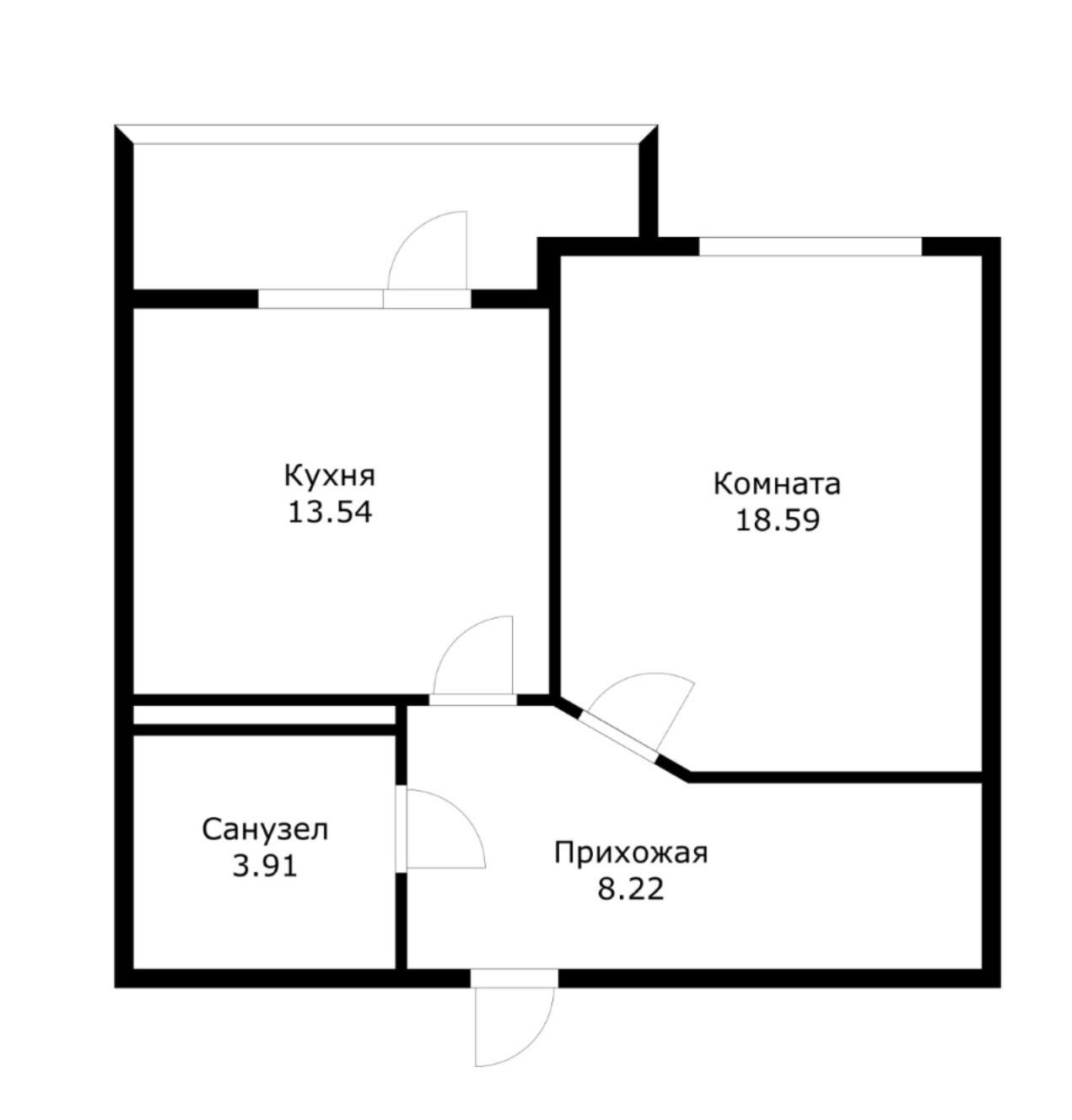 Фото №10: 1-комнатная квартира 44 м² - Краснодар, Молодёжный, Прикубанский внутригородской округ, мкр. жилой комплекс Дуэт, ул. Душистая, 79к1