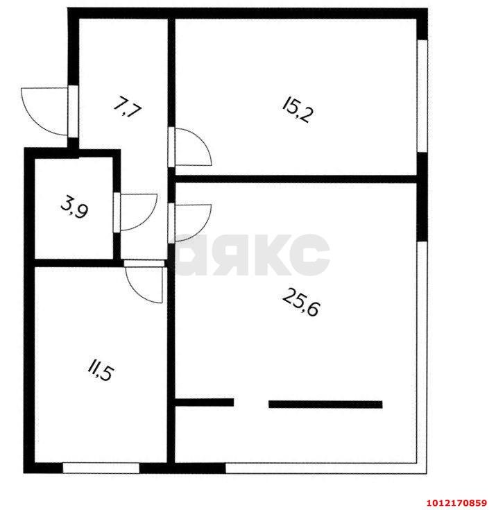 Фото №4: 2-комнатная квартира 63 м² - Новая Адыгея, жилой комплекс Мега-Победа 2, ул. Песочная, 1к1