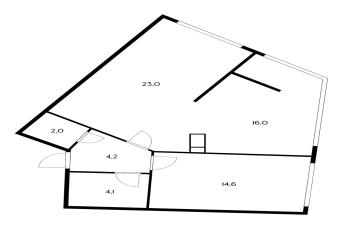 Фото №2: 2-комнатная квартира 64 м² - Новая Адыгея, мкр. жилой комплекс Мега-Победа 2, ул. Песочная, 1к1