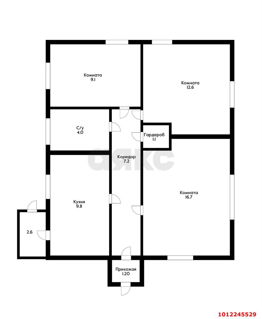 Фото №12: Дом 64 м² + 5.67 сот. - Берёзовый, Прикубанский внутригородской округ, п. Лекраспром, ул. Археолога Веселовского, 21