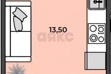 Фото №5: Студия 15 м² - Яблоновский, ул. Связи, 9