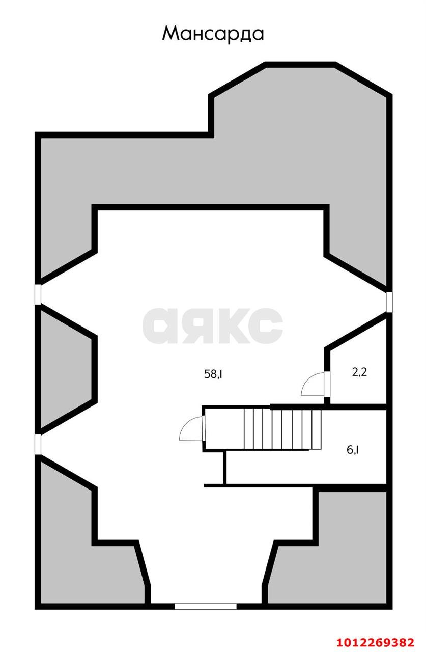 Фото №19: Дом <span class="whitespace-nowrap">270 м²</span> <span class="whitespace-nowrap">+ 5 сот.</span>, <span class="whitespace-nowrap">3 эт.</span> - Краснодар, Западный внутригородской округ, Горогороды, мкр. Центральный, ул. Затонная, 36