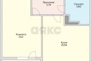 Фото №2: 1-комнатная квартира 33 м² - Краснодар, мкр. Карасунский внутригородской округ, ул. Владимира Жириновского, 1к1