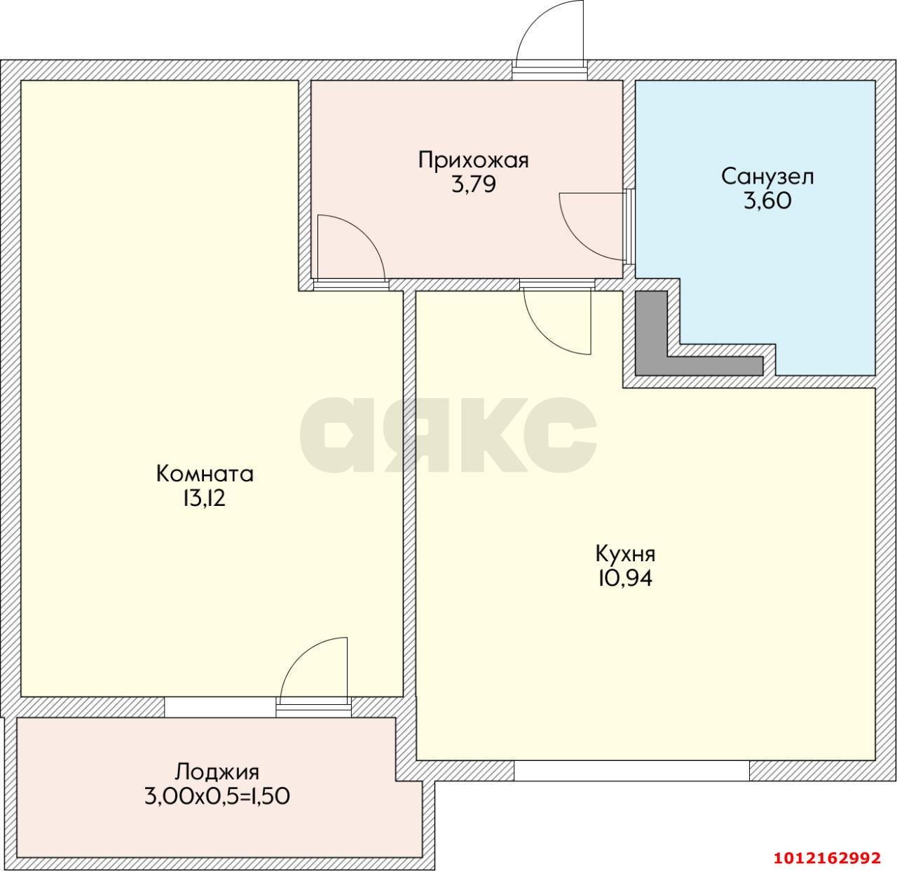 Фото №2: 1-комнатная квартира 33 м² - Краснодар, Карасунский внутригородской округ, ул. Владимира Жириновского, 1к1