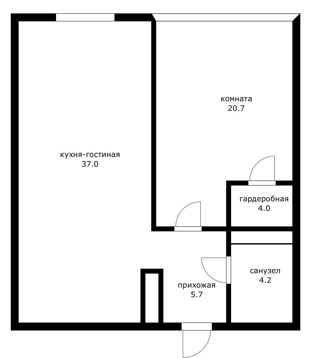 Фото №40: 1-комнатная квартира 72 м² - Краснодар, ЖК Девелопмент Плаза, Завод Измерительных Приборов, Прикубанский внутригородской округ, мкр. жилой комплекс Девелопмент Плаза, ул. имени 40-летия Победы, 33Г