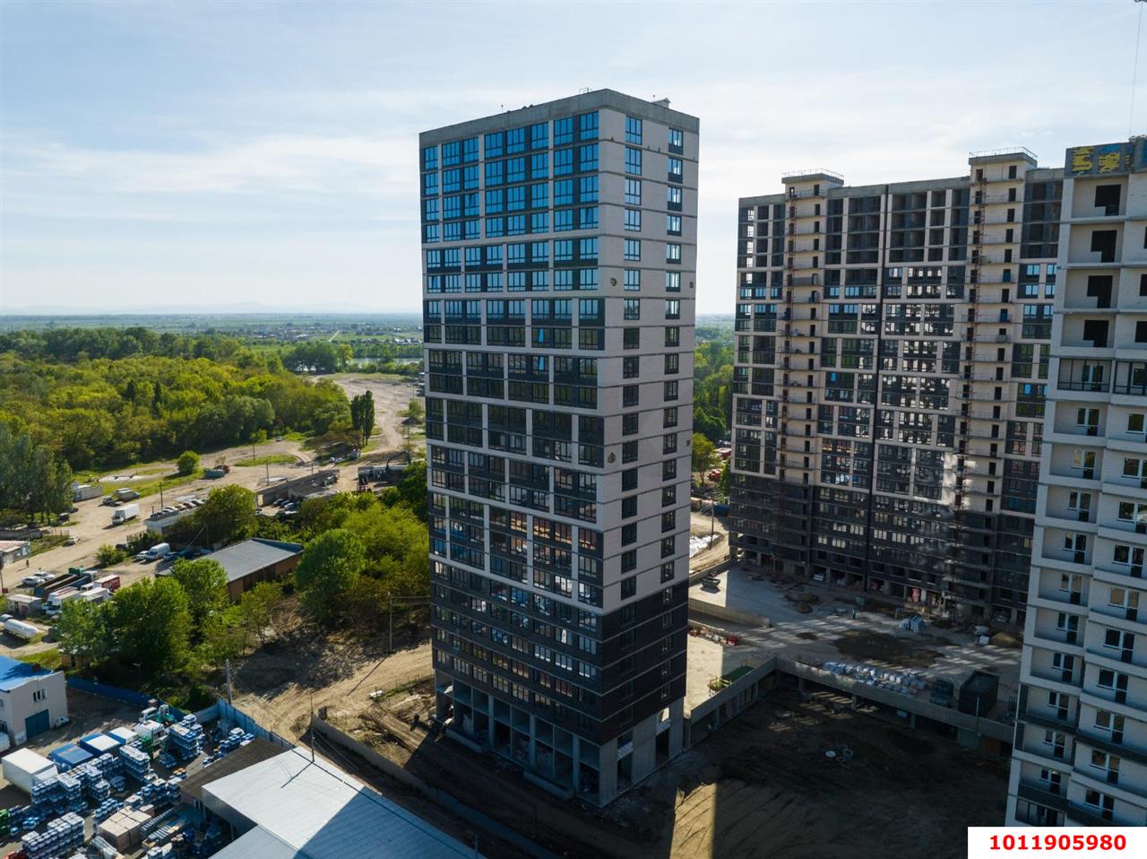Фото №3: Студия 22 м² - Краснодар, Черёмушки, ул. Обрывная, 132/1к4