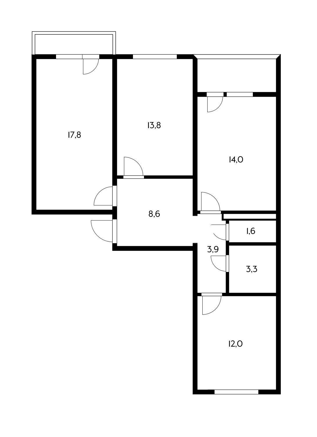 Фото №12: 3-комнатная квартира 82 м² - Краснодар, мкр. Прикубанский внутригородской округ, ул. Душистая, 63
