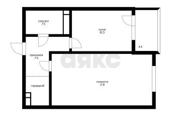 Фото №5: 1-комнатная квартира 44 м² - Краснодар, мкр. жилой комплекс Аквамарин, ул. Уральская, 75к1